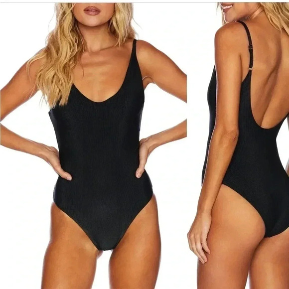 Beach Riot Black One Piece Swimsuit - Picture 1 of 6